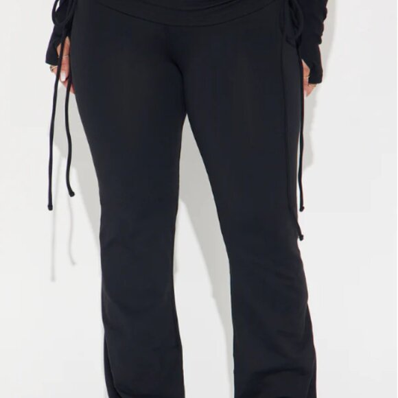 NWT Fashion Nova First Position Super Soft Active Pant 🖤 Black - Picture 2 of 5